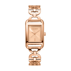 DKNY DK1L142 Analog Rose Gold Rectangle Dial Women's Watch - DK1L142M0245