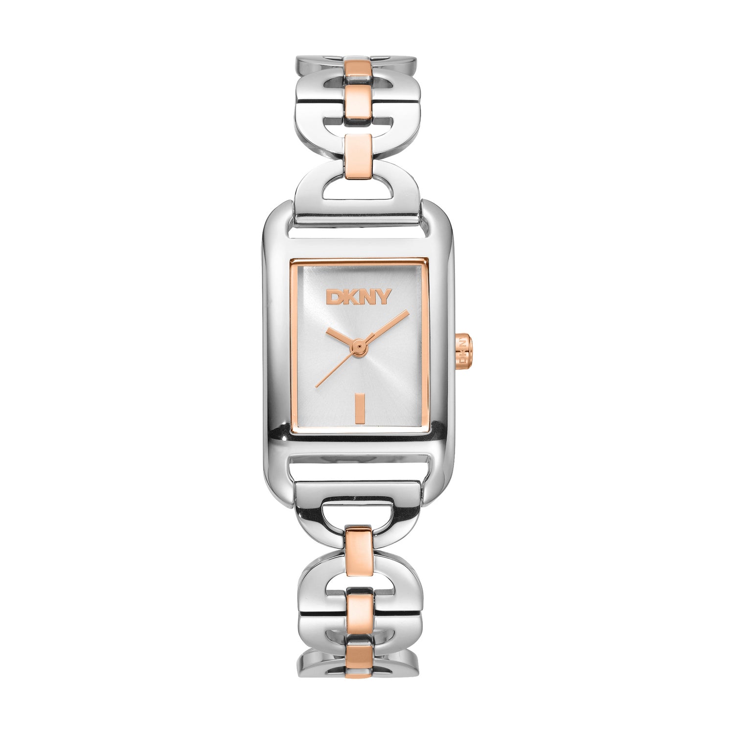 DKNY DK1L142 Analog Silver Rectangle Dial Women's Watch - DK1L142M0275