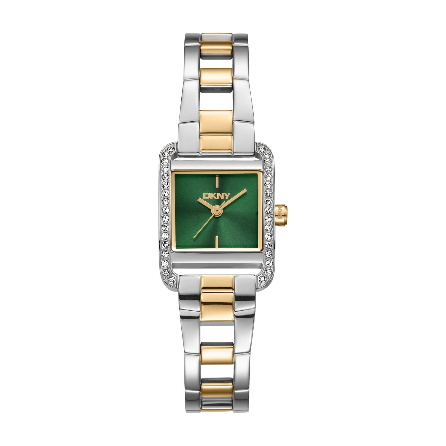 DKNY DK1L143 Analog Green Square Dial Women's Watch - DK1L143M0065