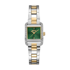 DKNY DK1L143 Analog Green Square Dial Women's Watch - DK1L143M0065