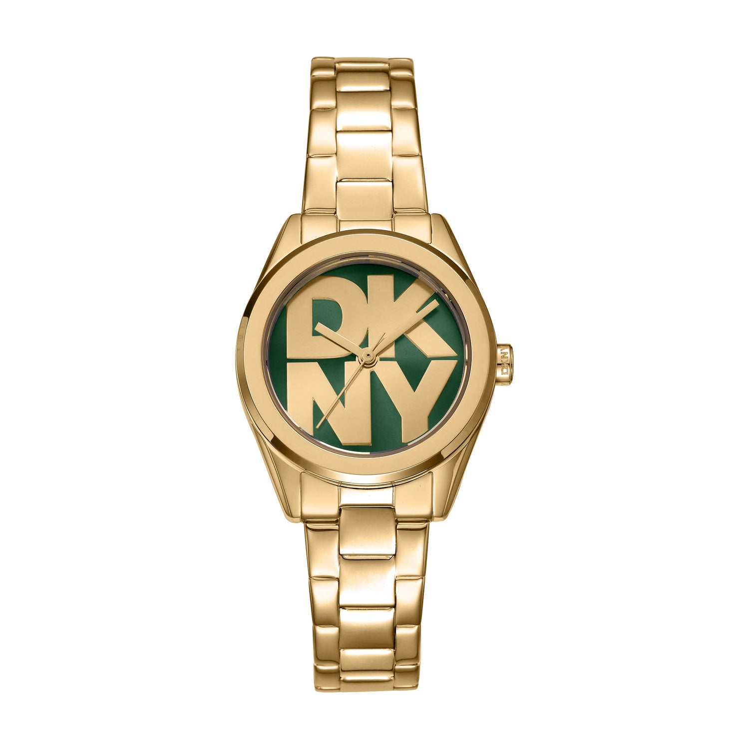 DKNY DK1L145 Analog Green Round Dial Women's Watch - DK1L145M0065