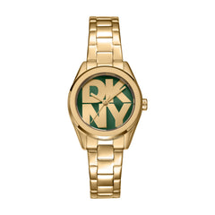 DKNY DK1L145 Analog Green Round Dial Women's Watch - DK1L145M0065