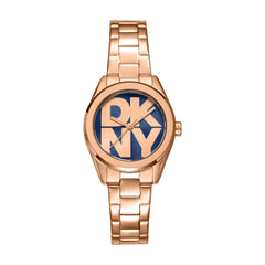 DKNY DK1L145 Analog Blue Round Dial Women's Watch - DK1L145M0085