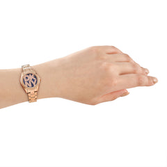 DKNY DK1L145 Analog Blue Round Dial Women's Watch - DK1L145M0085