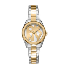 DKNY DK1L145 Analog Silver Round Dial Women's Watch - DK1L145M0095
