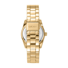 DKNY DK1L148 Analog Gold Round Dial Women's Watch - DK1L148M0025