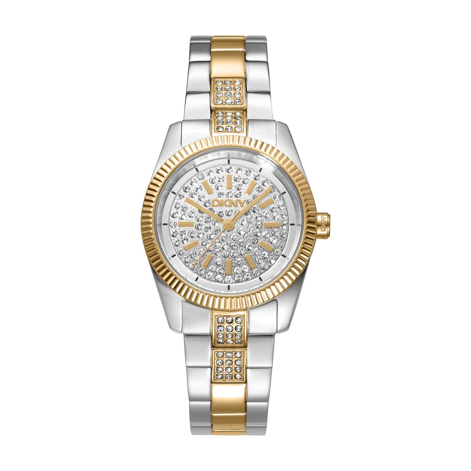 DKNY DK1L148 Analog Silver Round Dial Women's Watch - DK1L148M0045