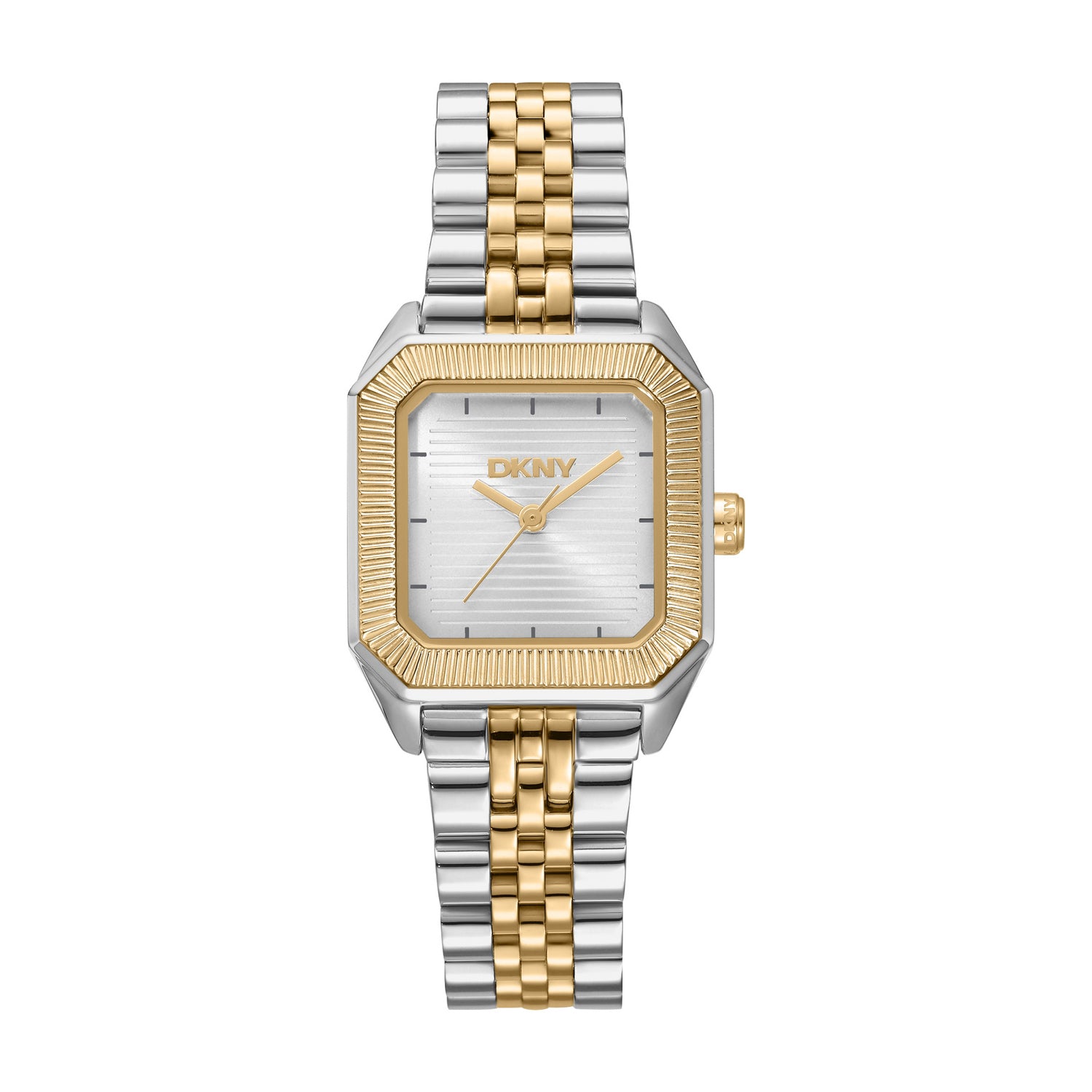 DKNY DK1L154 Analog Silver Square Dial Women's Watch - DK1L154M0085
