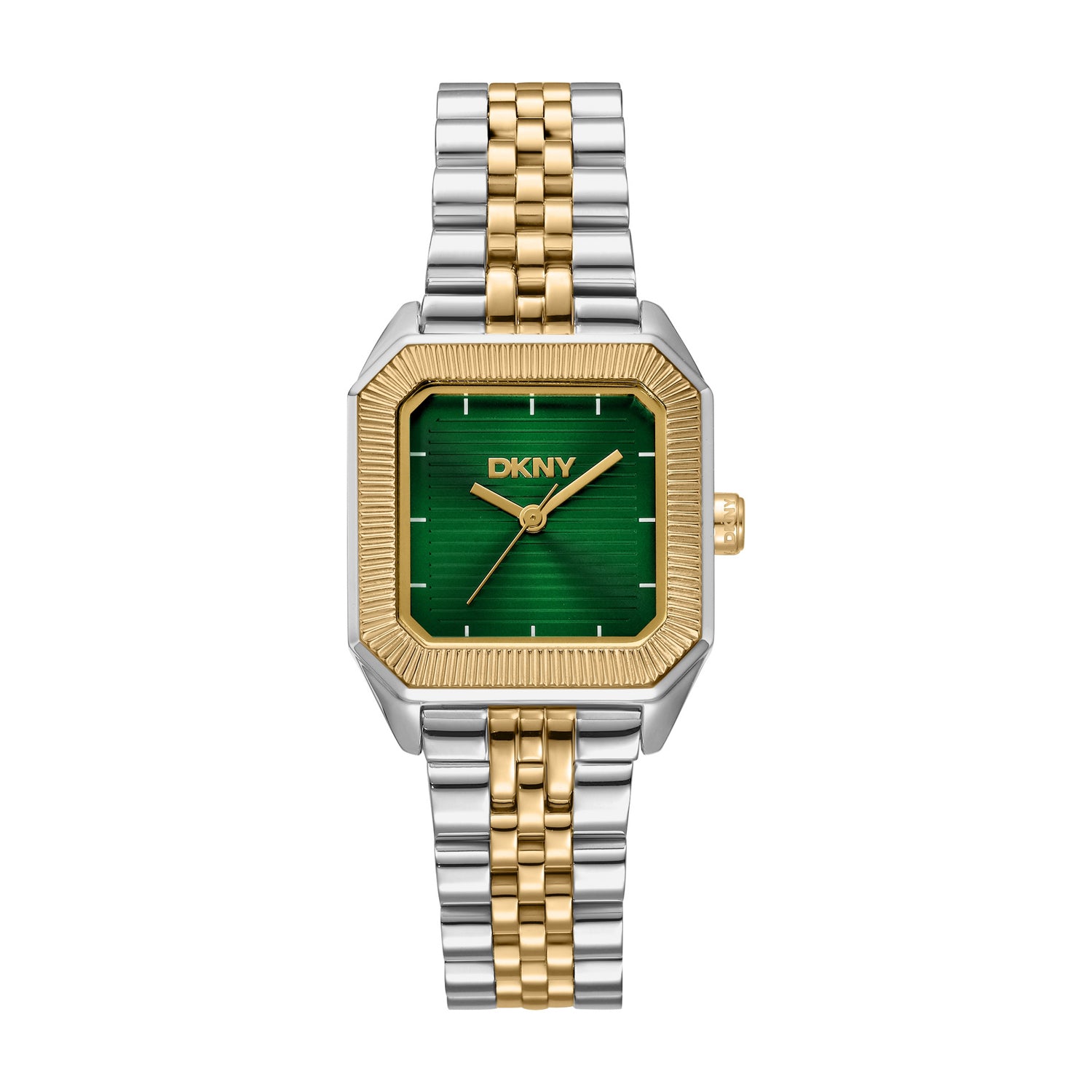 DKNY DK1L154 Analog Green Square Dial Women's Watch - DK1L154M0095