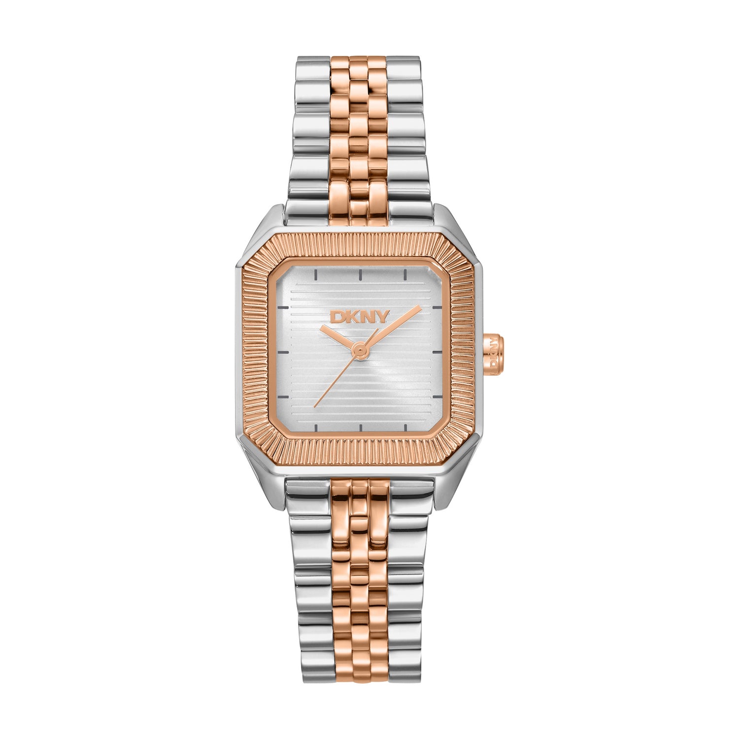 DKNY DK1L154 Analog Silver Square Dial Women's Watch - DK1L154M0105