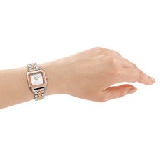 DKNY DK1L154 Analog Silver Square Dial Women's Watch - DK1L154M0105