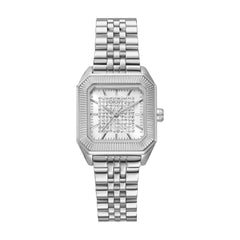 DKNY DK1L154 Analog Silver Square Dial Women's Watch - DK1L154M0215
