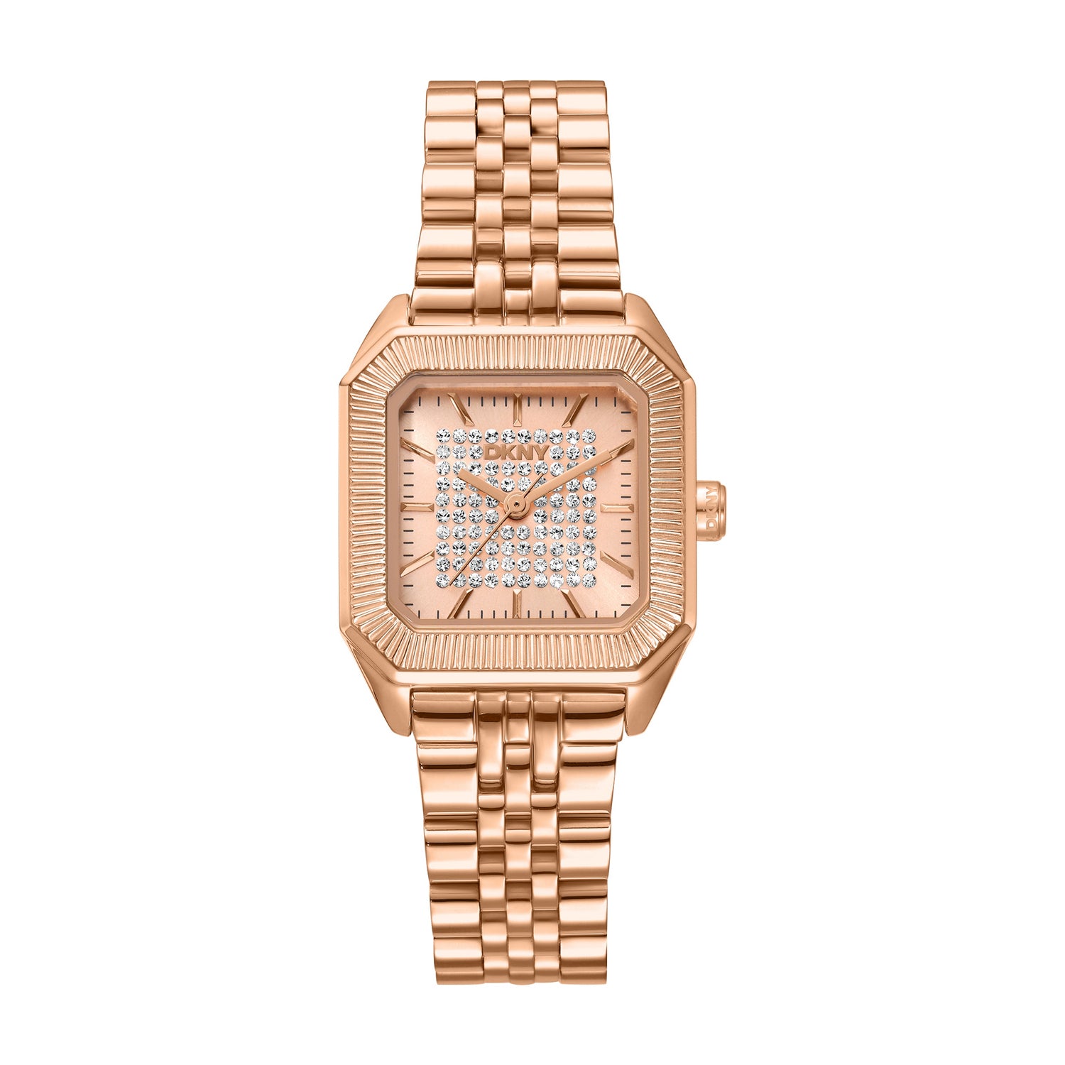 DKNY DK1L154 Analog Rose Gold Square Dial Women's Watch - DK1L154M0245