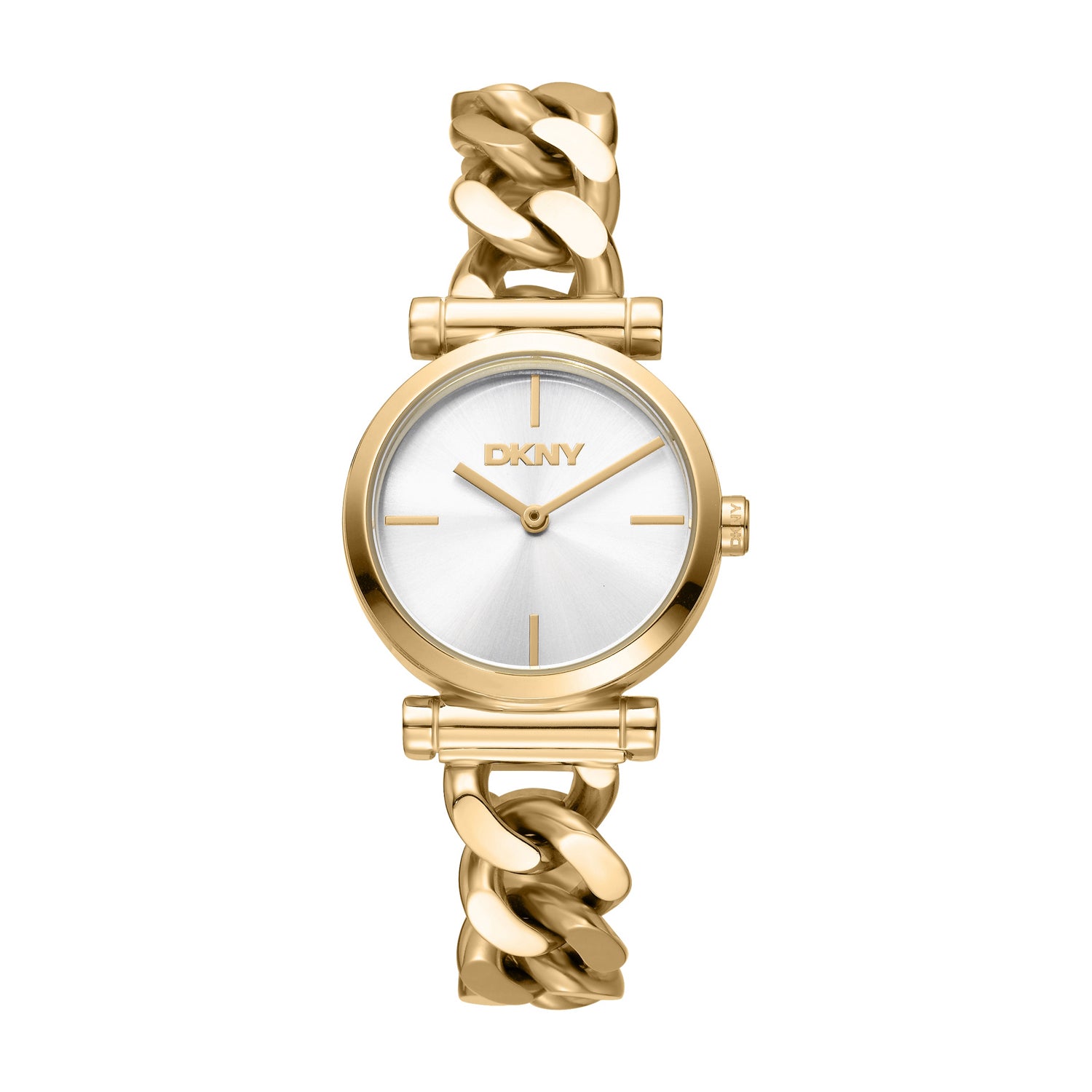 DKNY DK1L159 Analog Silver Round Dial Women's Watch - DK1L159M0065