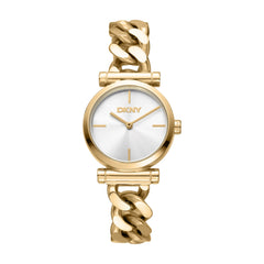 DKNY DK1L159 Analog Silver Round Dial Women's Watch - DK1L159M0065
