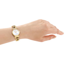 DKNY DK1L159 Analog Silver Round Dial Women's Watch - DK1L159M0065