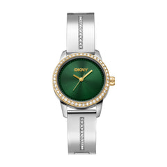 DKNY DK1L160 Analog Green Round Dial Women's Watch - DK1L160M0065