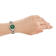 DKNY DK1L162 Analog Green Round Dial Women's Watch - DK1L162M0075