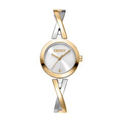 DKNY DK1L170 Analog Silver Round Dial Women's Watch - DK1L170M0025