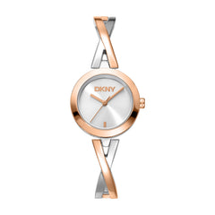 DKNY DK1L170 Analog Silver Round Dial Women's Watch - DK1L170M0035