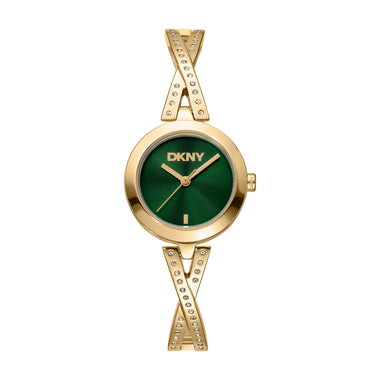 DKNY DK1L170 Analog Green Round Dial Women's Watch - DK1L170M0235