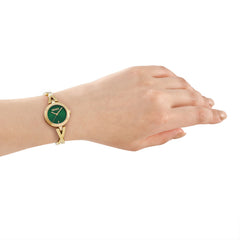 DKNY DK1L170 Analog Green Round Dial Women's Watch - DK1L170M0235