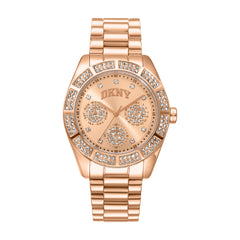 DKNY DK1L171 Multifunction Rose Gold Round Dial Women's Watch - DK1L171M0075