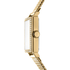 DKNY DK1L173 Analog Gold Square Dial Women's Watch - DK1L173M0095