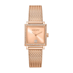 DKNY DK1L173 Analog Rose Gold Square Dial Women's Watch - DK1L173M0105