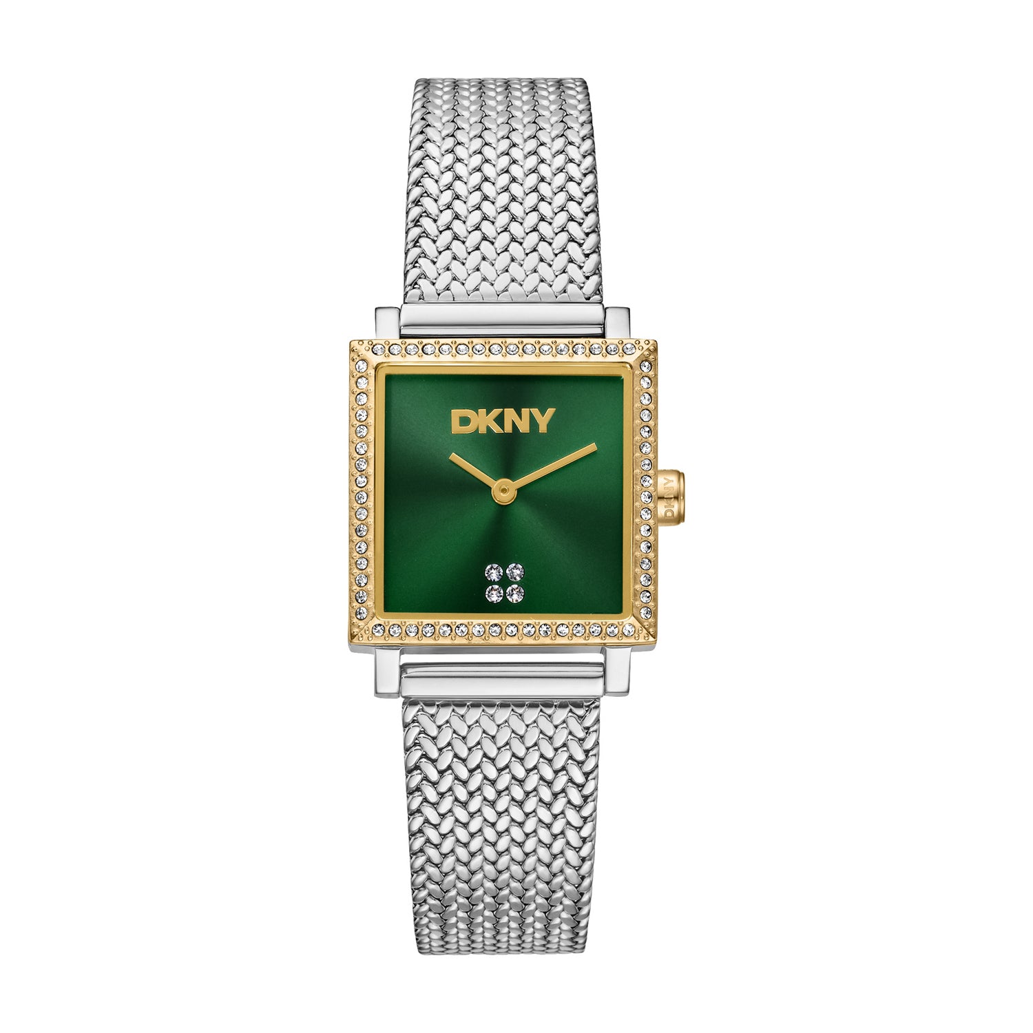 DKNY DK1L173 Analog Green Square Dial Women's Watch - DK1L173M0125