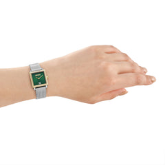 DKNY DK1L173 Analog Green Square Dial Women's Watch - DK1L173M0125