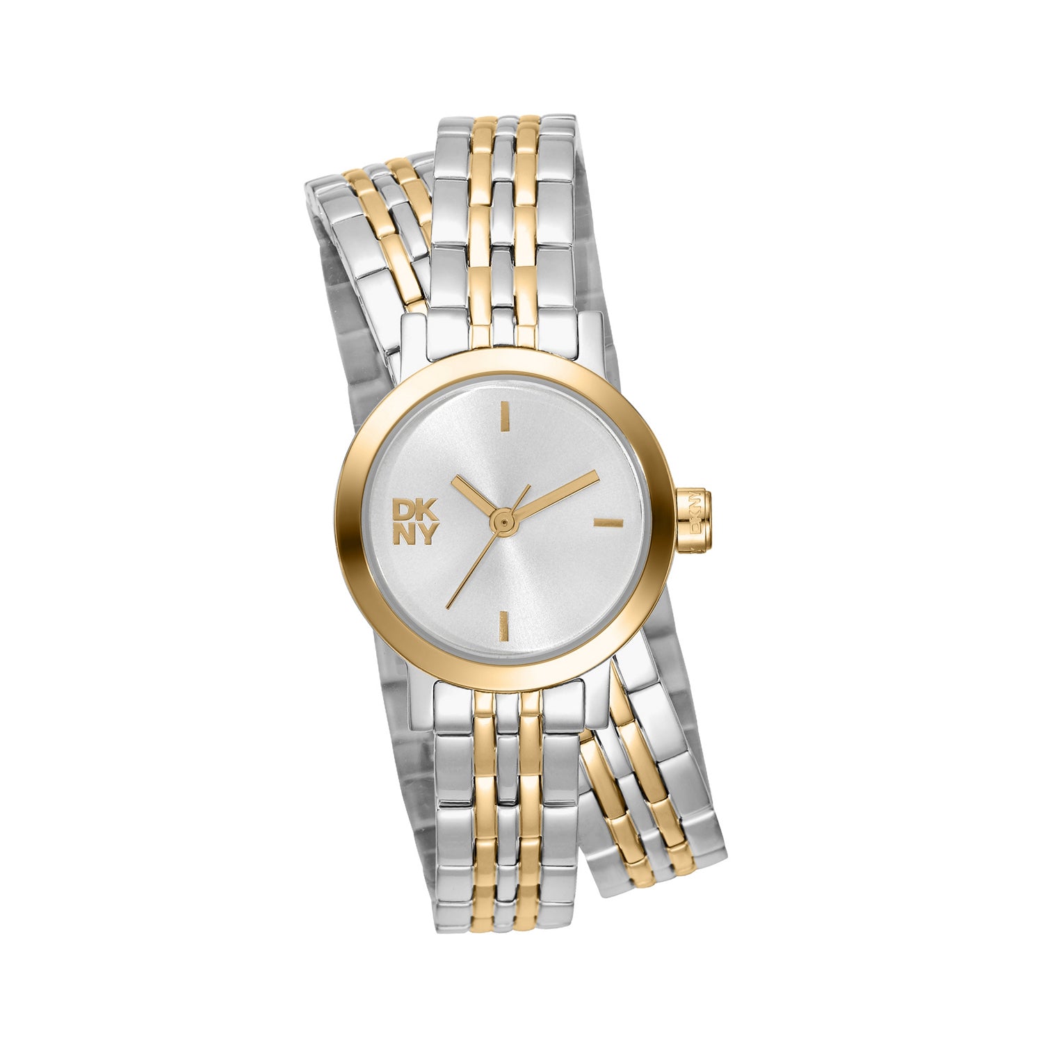 DKNY DK1L176 Analog Silver Round Dial Women's Watch - DK1L176M0065