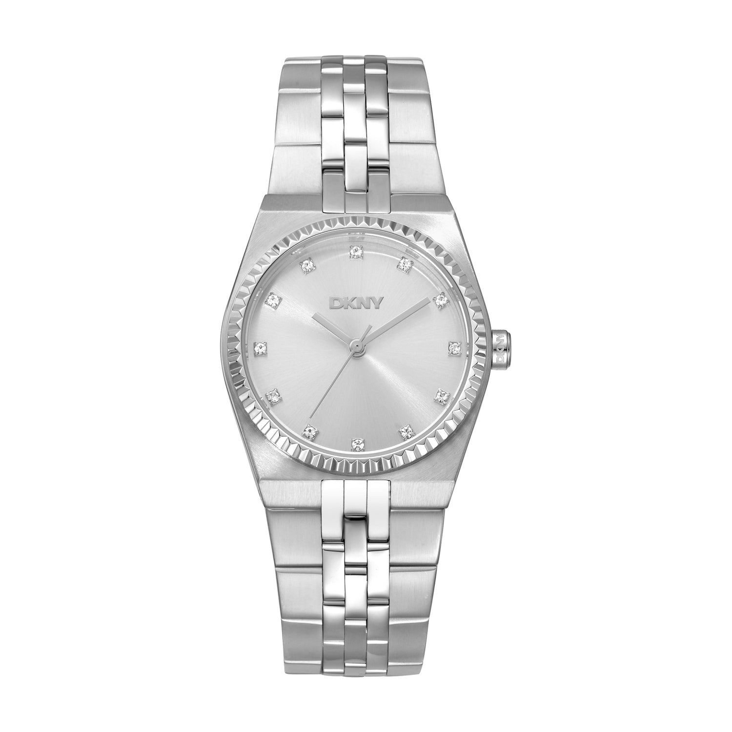 DKNY DK1L177 Analog Silver Round Dial Women's Watch - DK1L177M0015