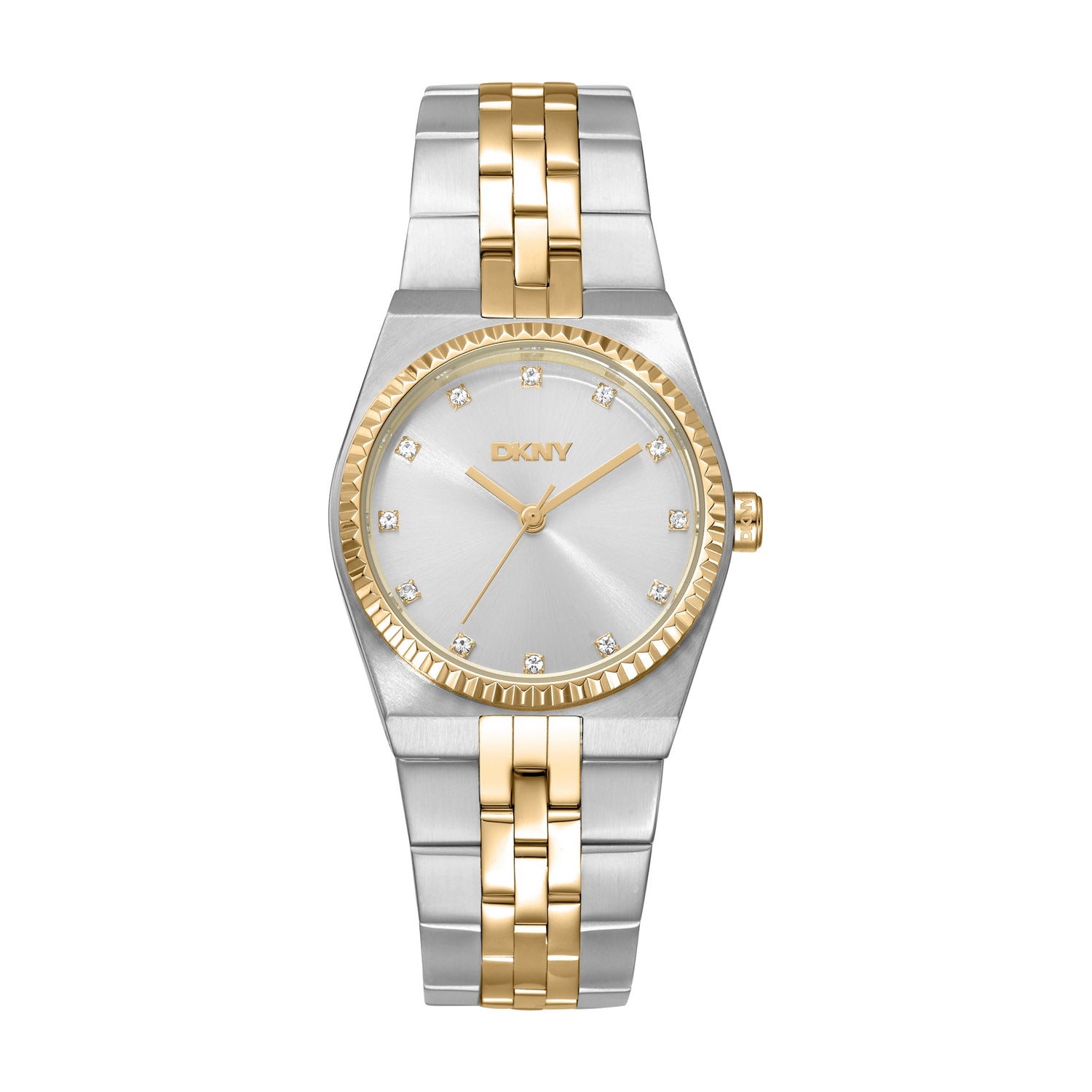 DKNY DK1L177 Analog Silver Round Dial Women's Watch - DK1L177M0055