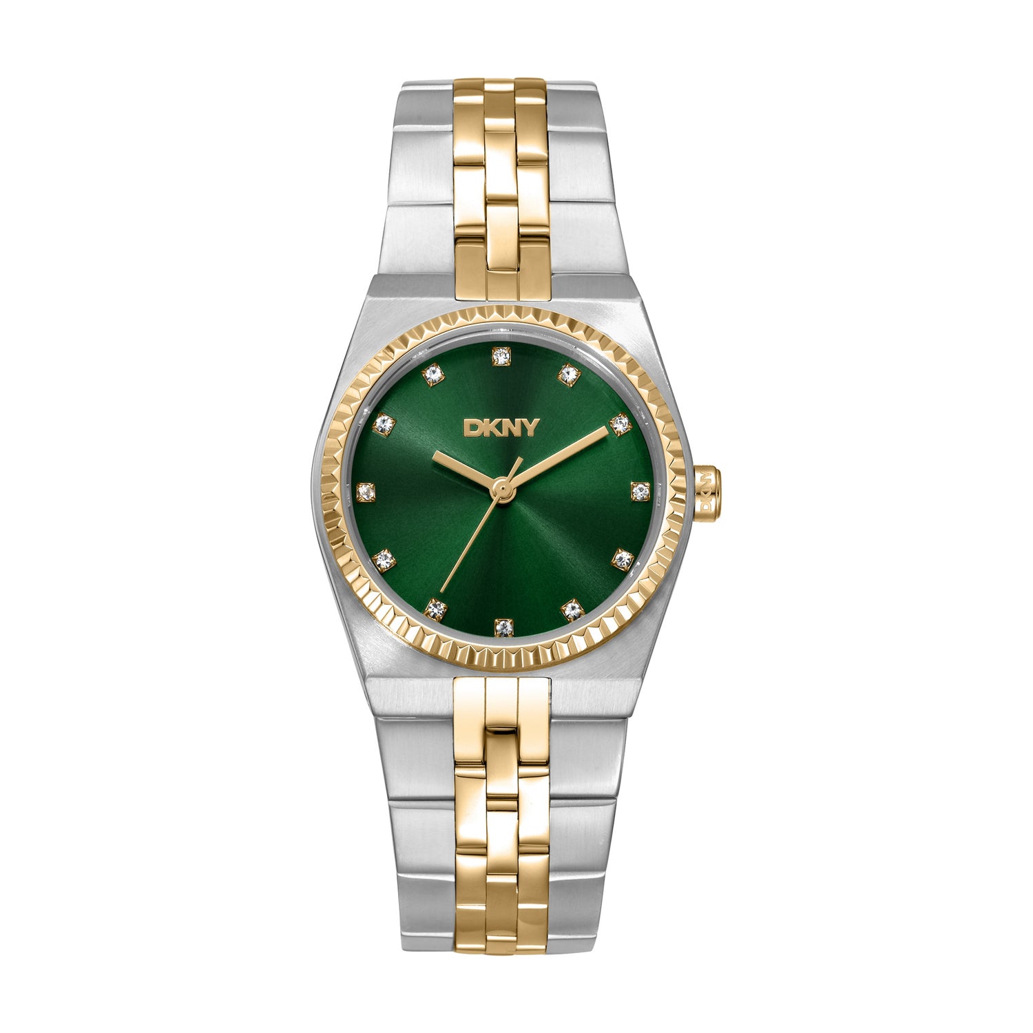 DKNY DK1L177 Analog Green Round Dial Women's Watch - DK1L177M0065