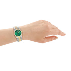 DKNY DK1L177 Analog Green Round Dial Women's Watch - DK1L177M0065