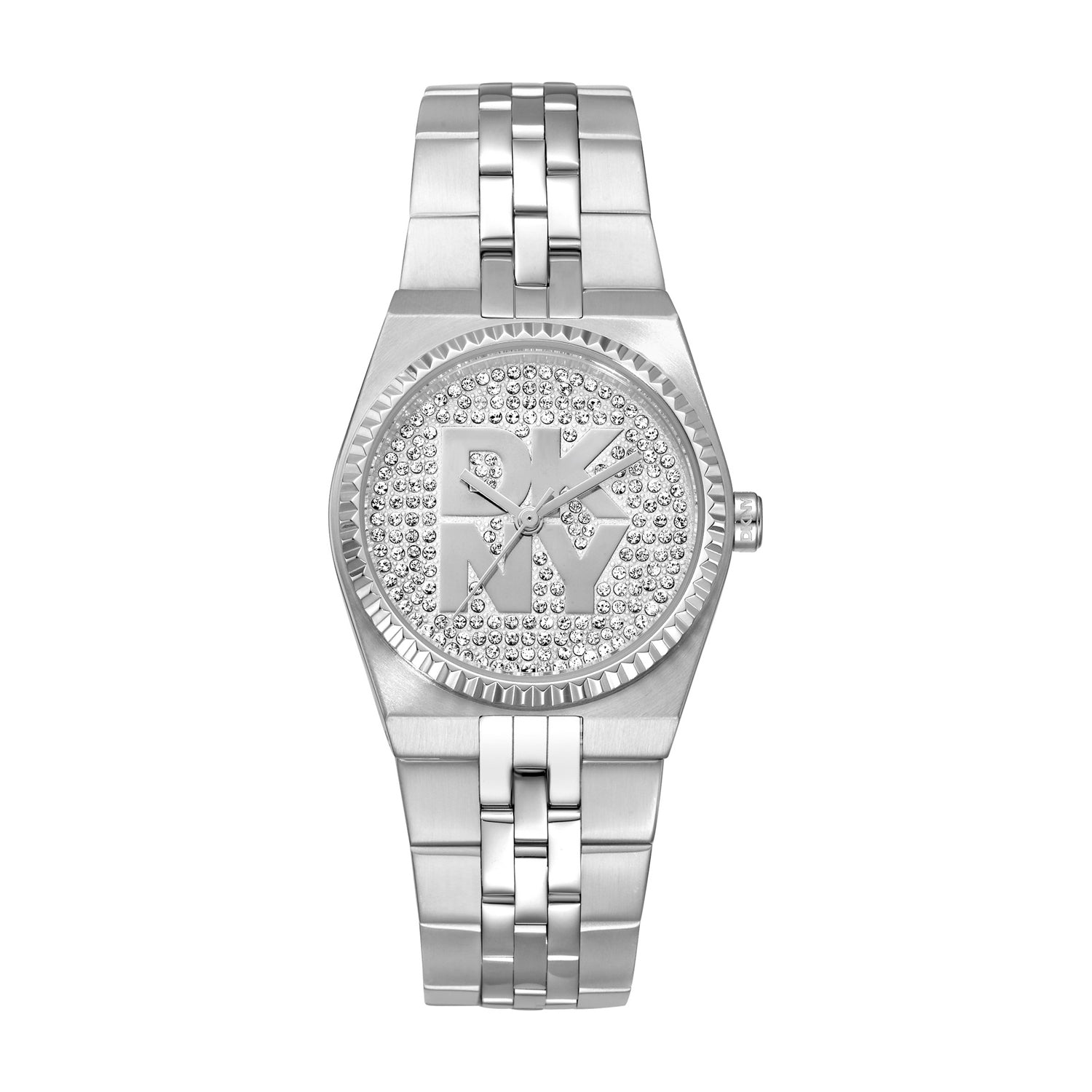 DKNY DK1L177 Analog Silver Round Dial Women's Watch - DK1L177M0215