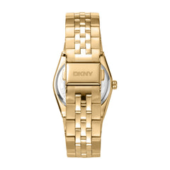 DKNY DK1L177 Analog Gold Round Dial Women's Watch - DK1L177M0225