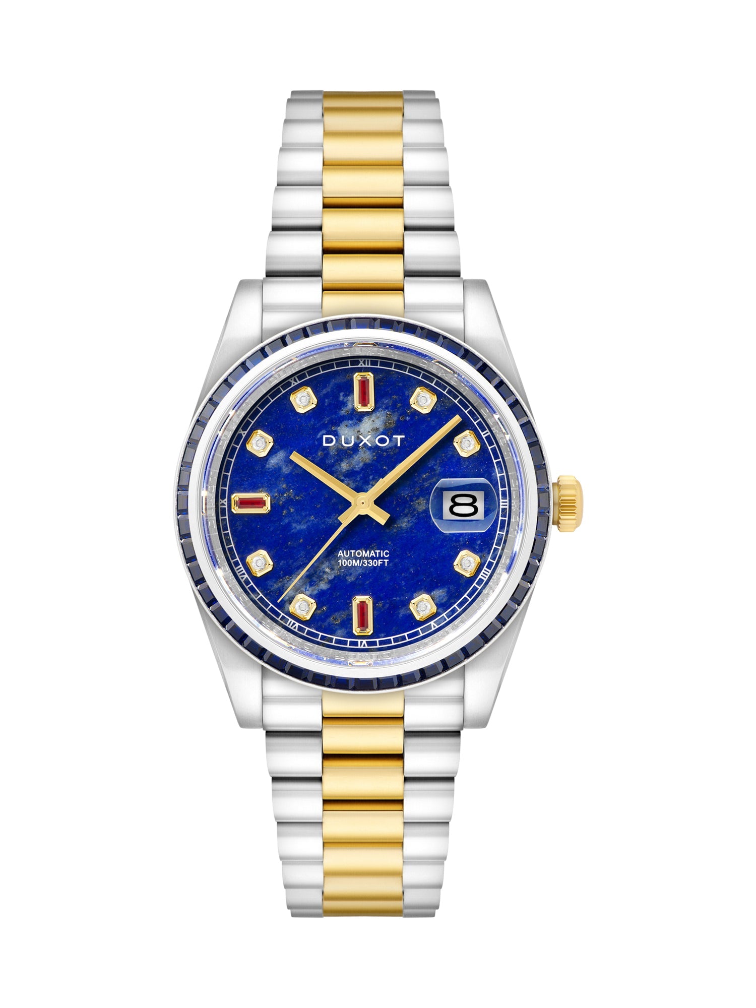 Duxot Duxot Atlantica Rainbow Diver Limited Edition Crystal Men's Watch -  DX-2058-44