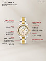 Duxot Duxot Atlantica Rainbow Diver Limited Edition Crystal Men's Watch -  DX-2058-55