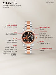Duxot Duxot Atlantica Rainbow Diver Limited Edition Crystal Men's Watch -  DX-2058-66