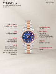 Duxot Duxot Atlantica Rainbow Diver Limited Edition Crystal Men's Watch -  DX-2058-77