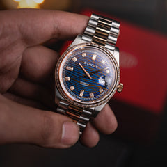 Duxot Duxot Atlantica Rainbow Diver Limited Edition Crystal Men's Watch -  DX-2058-77
