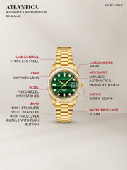 Duxot Duxot Atlantica Rainbow Diver Limited Edition Crystal Men's Watch -  DX-2058-88