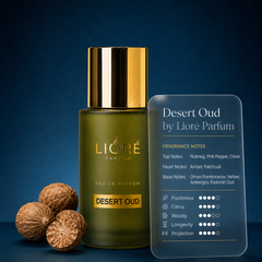 LIORE PARFUM DESERT OUD Long Lasting Eau De Parfum|30 ml
