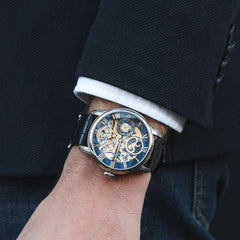 Earnshaw Longitude Dual Time Men's Watch -  ES-8006-04