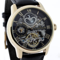 Earnshaw Longitude Skeleton Automatic Dual Time Men's Watch - ES-8006-05