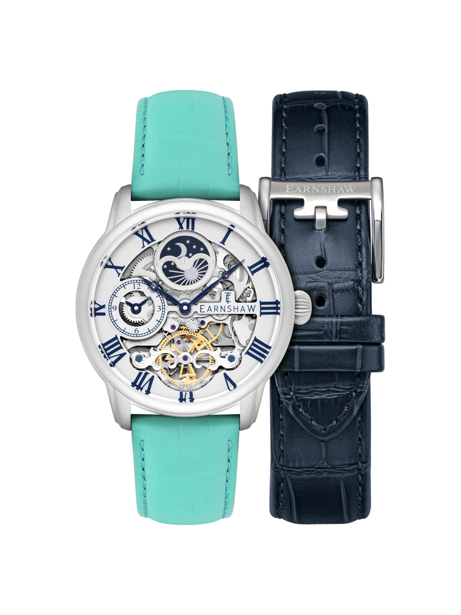 Earnshaw Longitude Diwali Edition Dual Time Men's Watch -  ES-8006-0B
