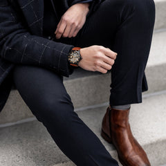 Earnshaw Longitude Dual Time Men's Watch -  ES-8006-10