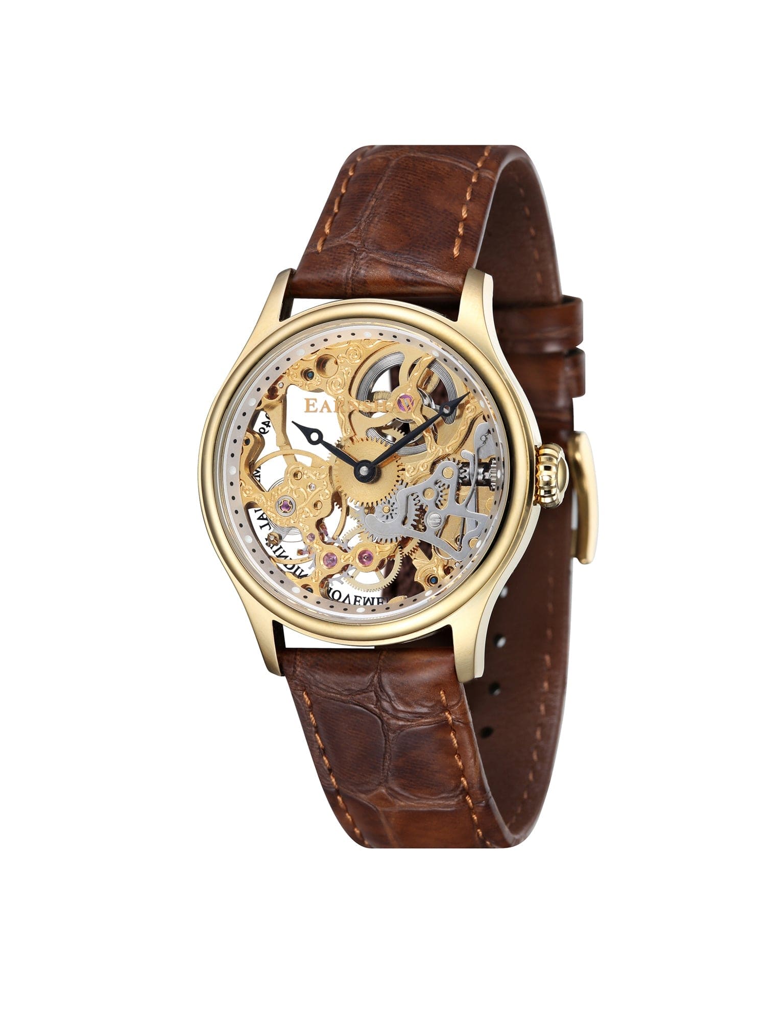 Earnshaw Bauer Mechanical Skeleton Mechanical Automatic Men's Watch -  ES-8049-02